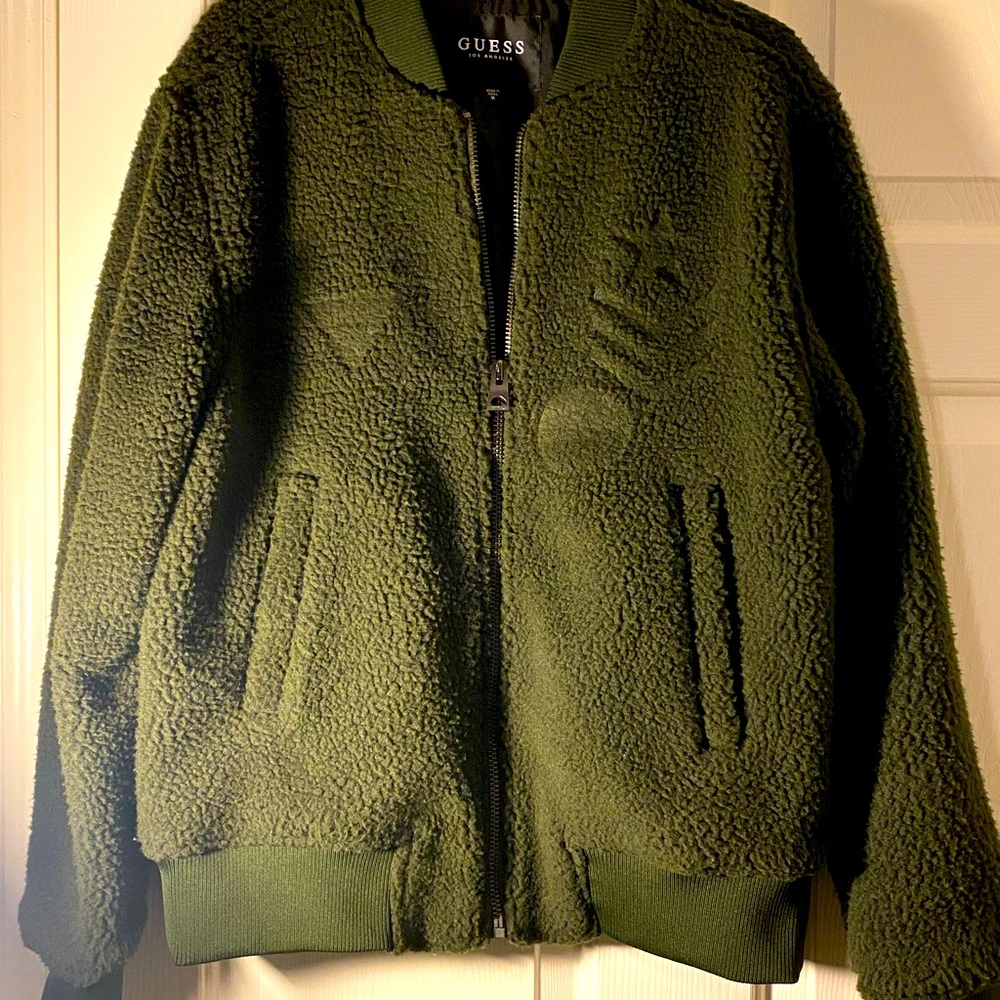 Guess Los Angeles -Zip up Men’s Medium Green